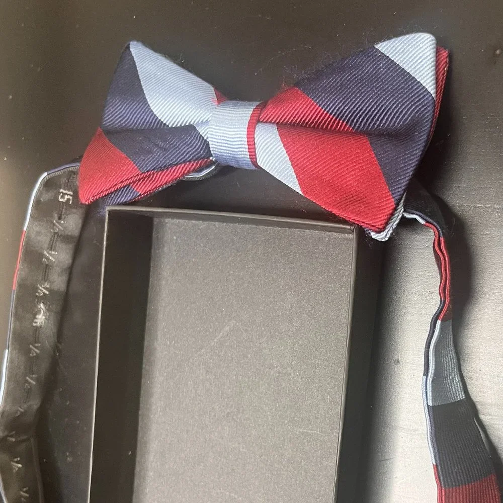 Men's Bowtie Striped (Adjustable/OS) Business/Professional